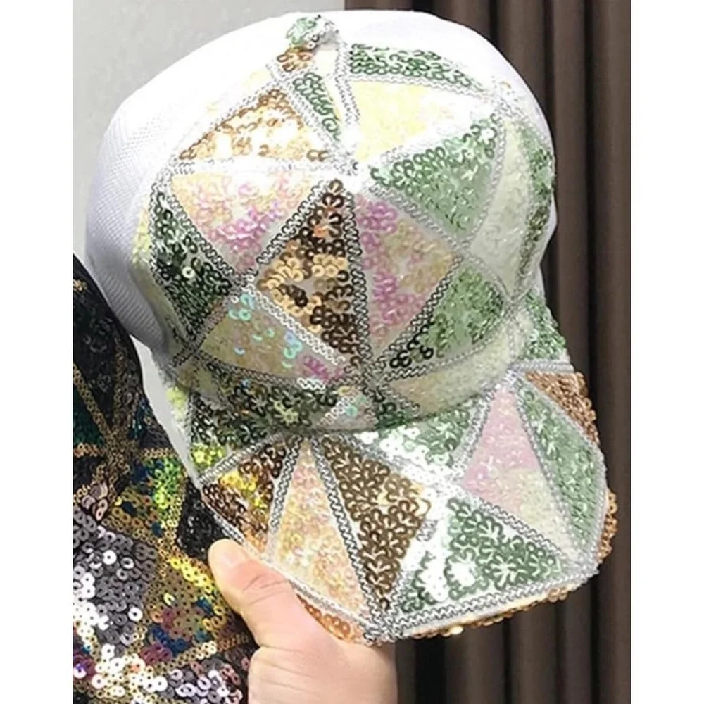 Women's Sequined Baseball Cap